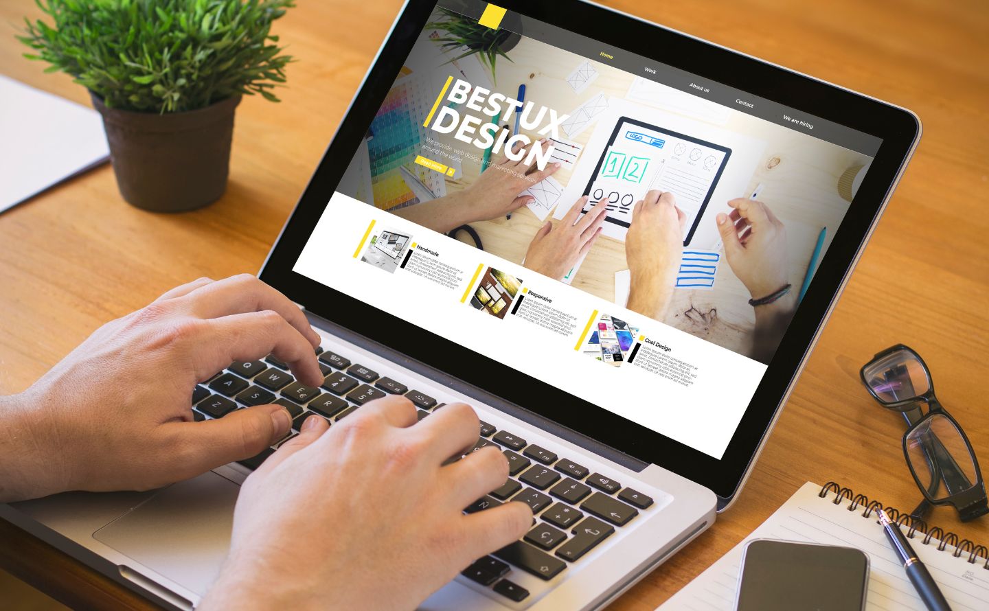 Finished Roseville business website displayed on desktop and mobile devices